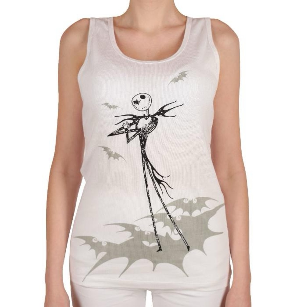 Disney Parks The Nightmare Before Christmas Tank Top Large Women’s White